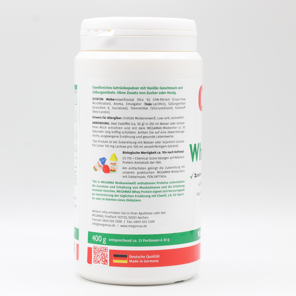 WHEYPROTEIN lactosefrei Vanille Pulver