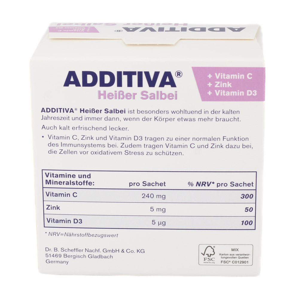 ADDITIVA heißer Salbei Pulver
