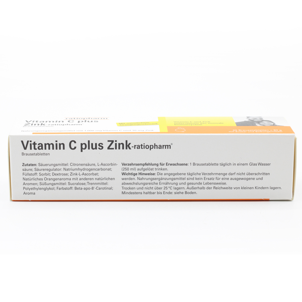 VITAMIN C PLUS Zink-ratiopharm Brausetabletten