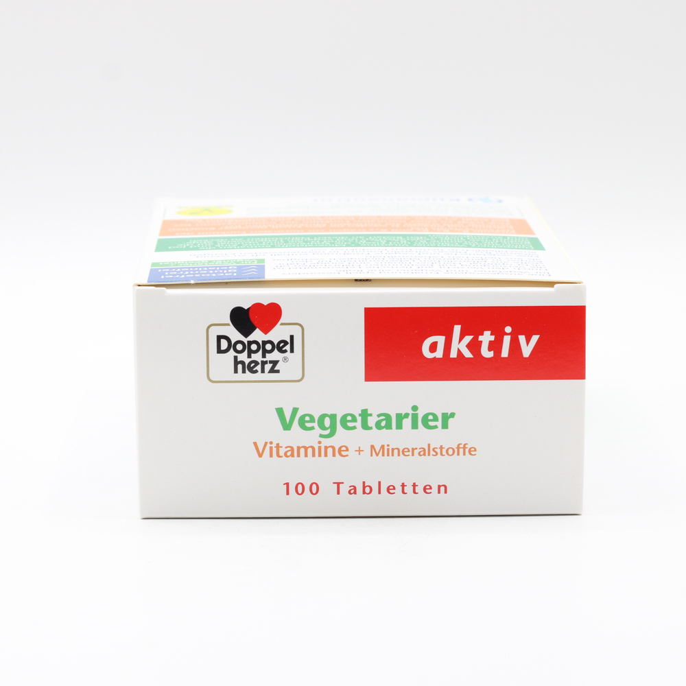DOPPELHERZ Vegetarier Vitamine+Mineralstoffe aktiv