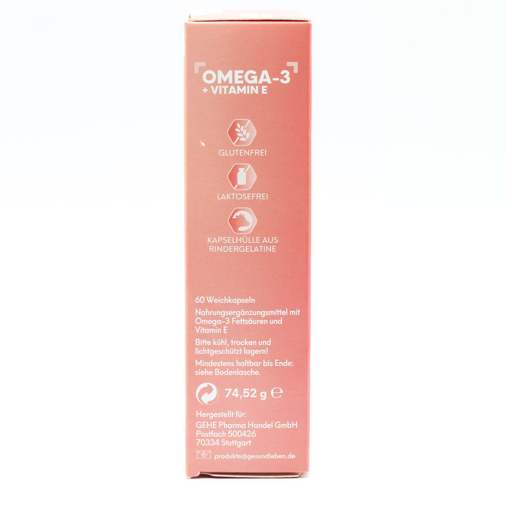 GESUND LEBEN Omega-3 1.000 mg Kapseln+Vitamin E