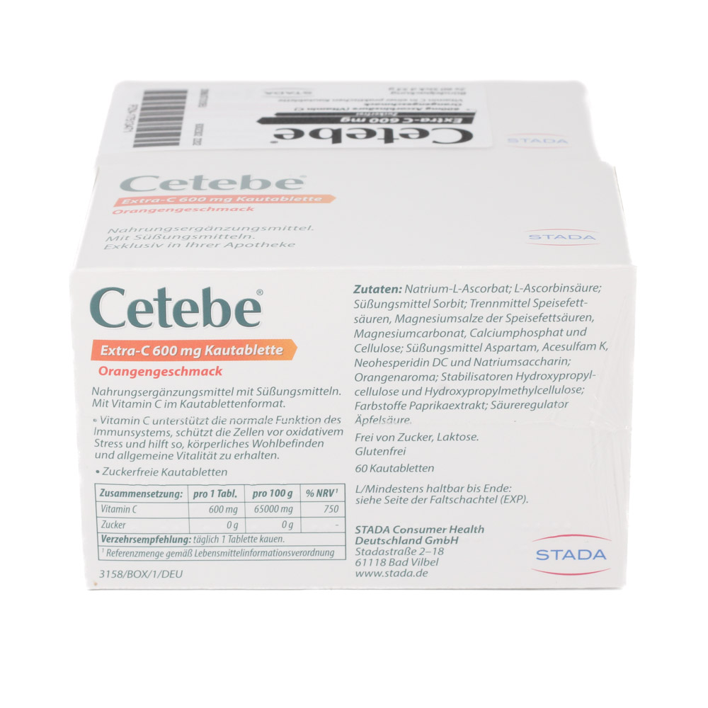 CETEBE Extra-C 600 mg Kautabletten