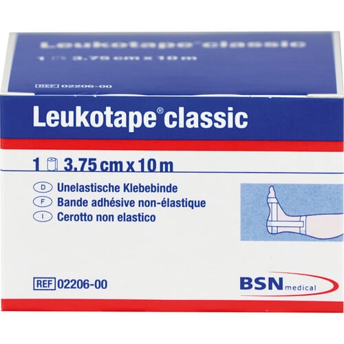 LEUKOTAPE Classic 3,75 cmx10 m weiß