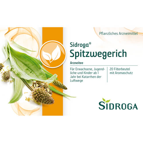 SIDROGA Spitzwegerich Tee Filterbeutel