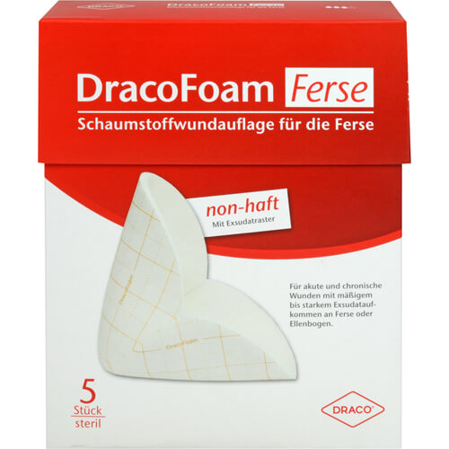 DRACOFOAM Schaumstoff Wundauflage Ferse