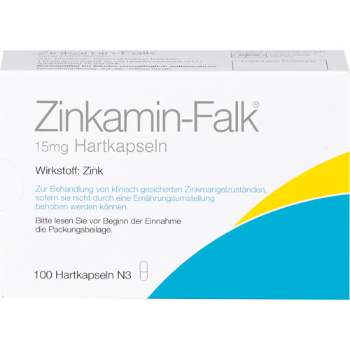 ZINKAMIN Falk 15 mg Hartkapseln