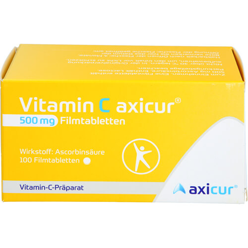 VITAMIN C AXICUR 500 mg Filmtabletten
