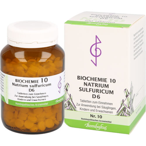 BIOCHEMIE 10 Natrium sulfuricum D 6 Tabletten