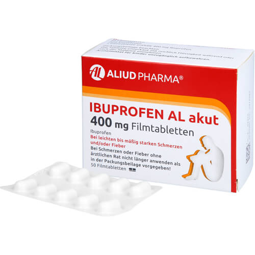 Ibuprofen AL akut 400 mg Filmtabletten bei akuten Schmerzen