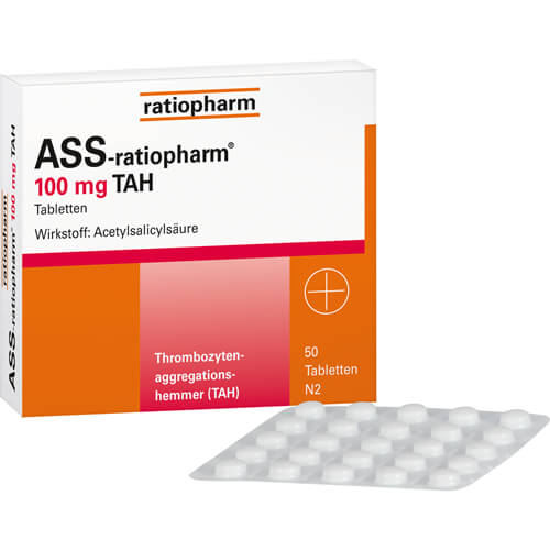 ASS-ratiopharm 100 mg TAH Tabletten