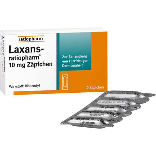 LAXANS-ratiopharm 10 mg Zäpfchen