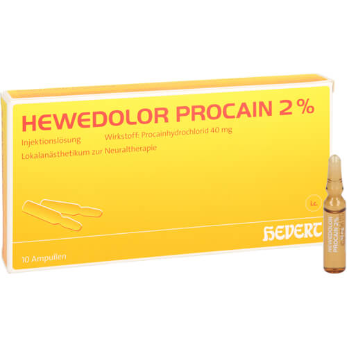 HEWEDOLOR Procain 2% Injektionslösung in Ampullen