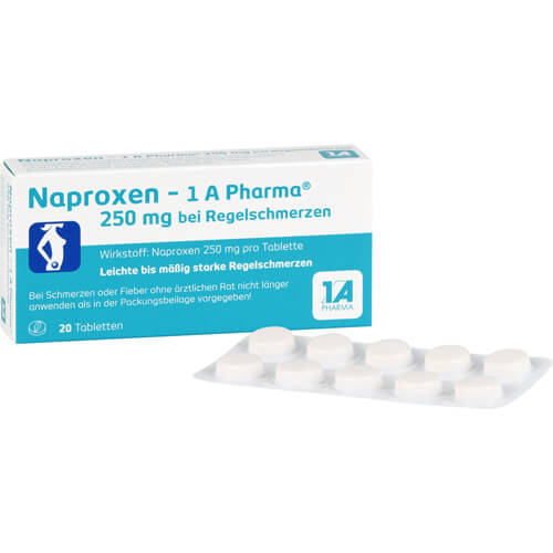 NAPROXEN-1A Pharma 250 mg b.Regelschmerzen Tabl.