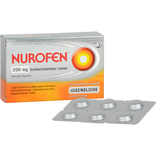 NUROFEN 200 mg Schmelztabletten Lemon