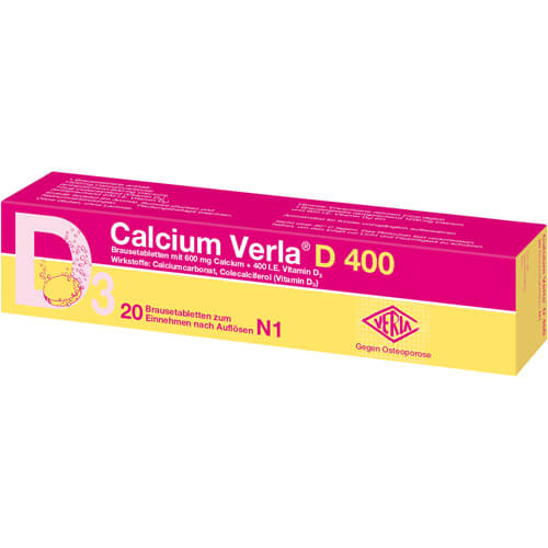CALCIUM VERLA D 400 Brausetabletten