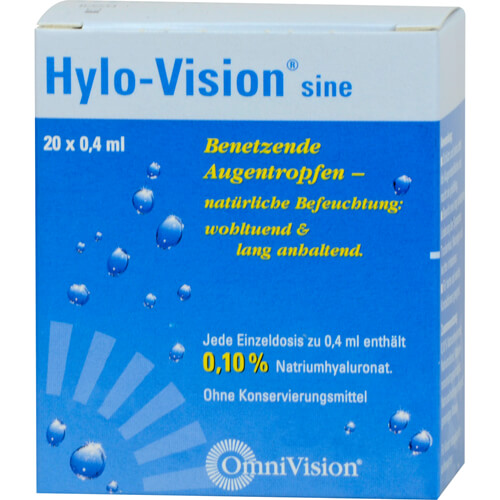 HYLO-VISION sine Einzeldosispipetten