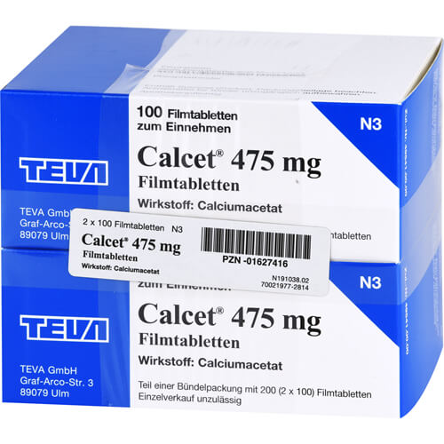 CALCET 475 mg Filmtabletten
