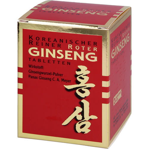 KOREANISCHER Reiner Roter Ginseng 300 mg Tabletten