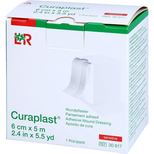 CURAPLAST Wundschnellverb.sensitiv 6 cmx5 m