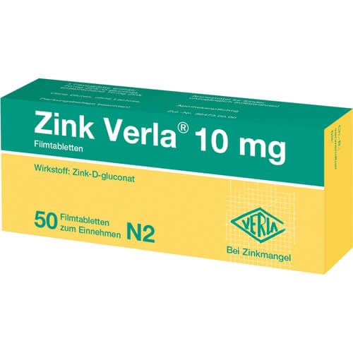 ZINK VERLA 10 mg Filmtabletten