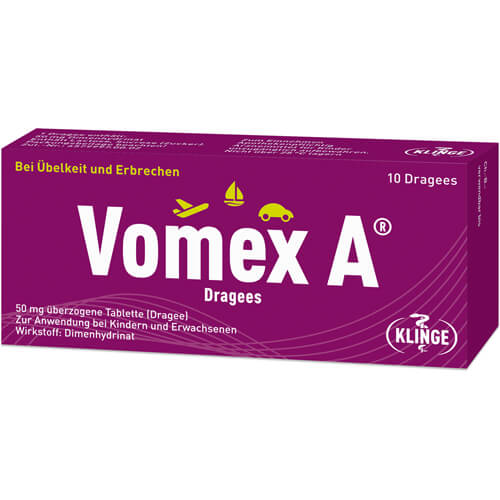 VOMEX A Dragees 50 mg überzogene Tabletten