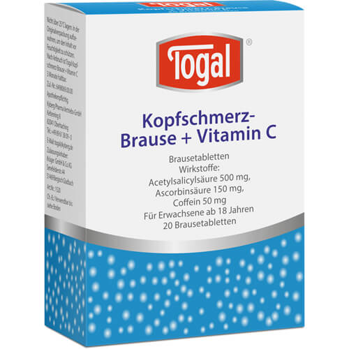 TOGAL Kopfschmerz-Brause + Vit.C Brausetabletten