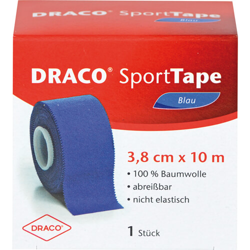 DRACO TAPEVERBAND 3,8 cmx10 m blau
