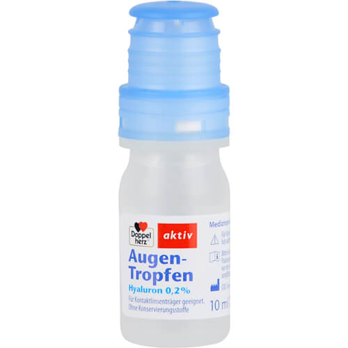 DOPPELHERZ Augen-Tropfen Hyaluron 0,2%