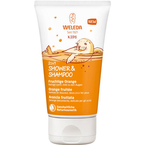 WELEDA Kids 2in1 Shower & Shampoo fruchtige Orange