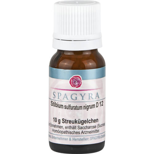 STIBIUM SULFURATUM NIGRUM D 12 Globuli
